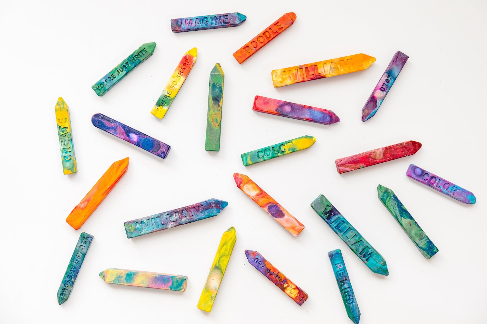 16 Crayon Rocks Color Your Own Gift Wrap – More Than Words
