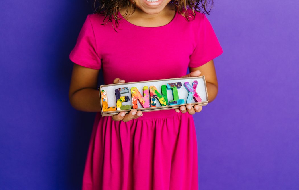 Personalized crayon gifts for kids are a fun way to create amazing crayon art with melted crayons. Be a master crayon artist with name crayons from Art 2 the Extreme. Artist crayons are made from recycled Crayola crayons.