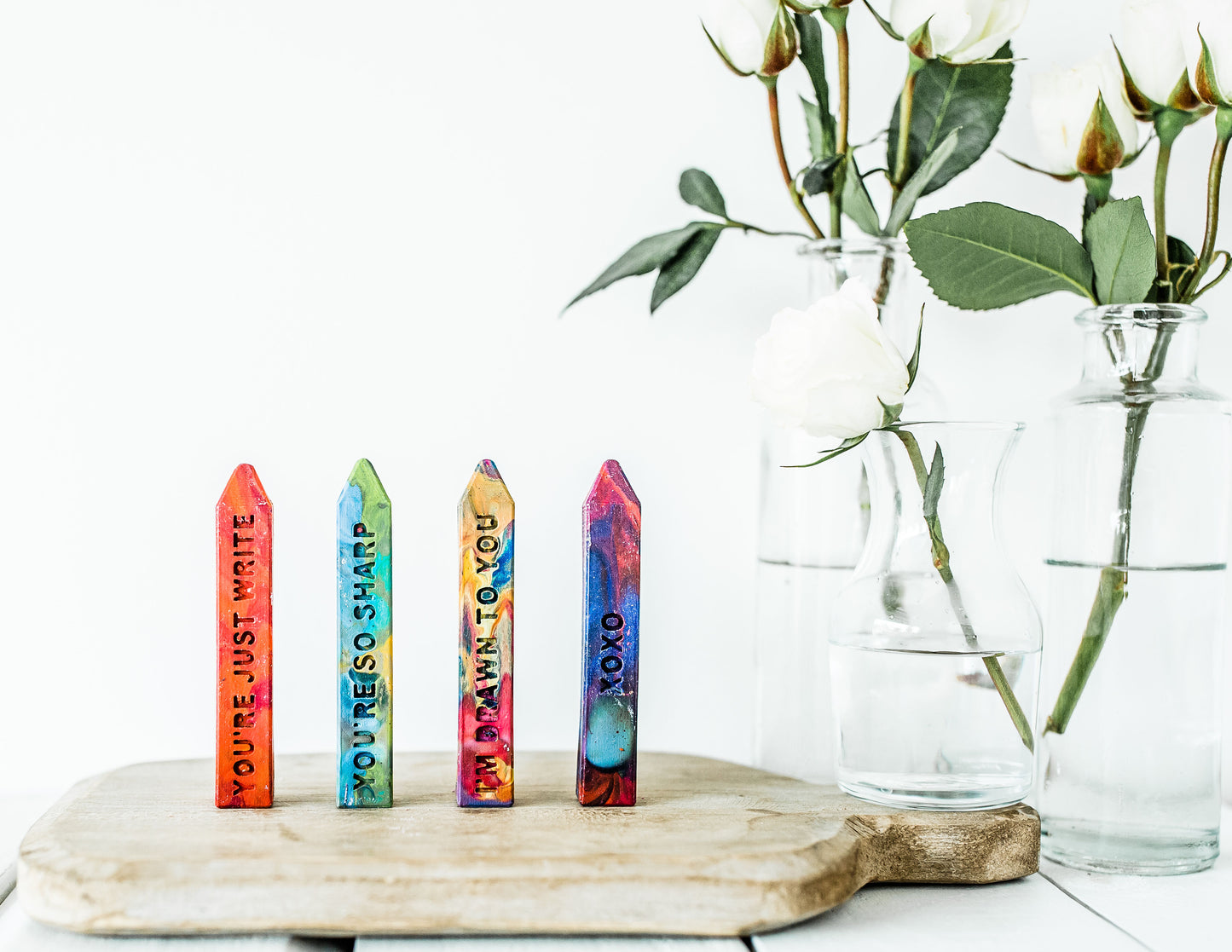 Valentine's Day Class Favors for Kids - Rainbow Crayon Stix Multicolored crayon gift set for Valentine's Day - Kids Valentines Day Gift Original Rainbow Crayon® Gift Set from Art 2 the Extreme®. Find out why we believe these are the best valentine's day gifts!