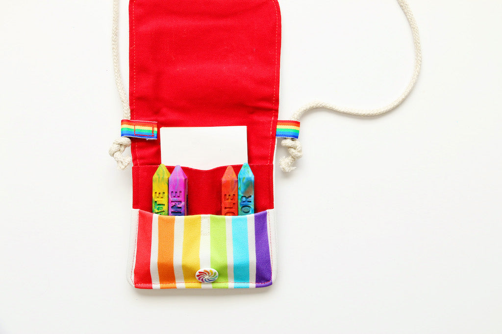 Rainbow Crayon Purse - Original Rainbow Crayon® Rainbow Crayon Purse - Kids Arts and Craft Supplies Crayons