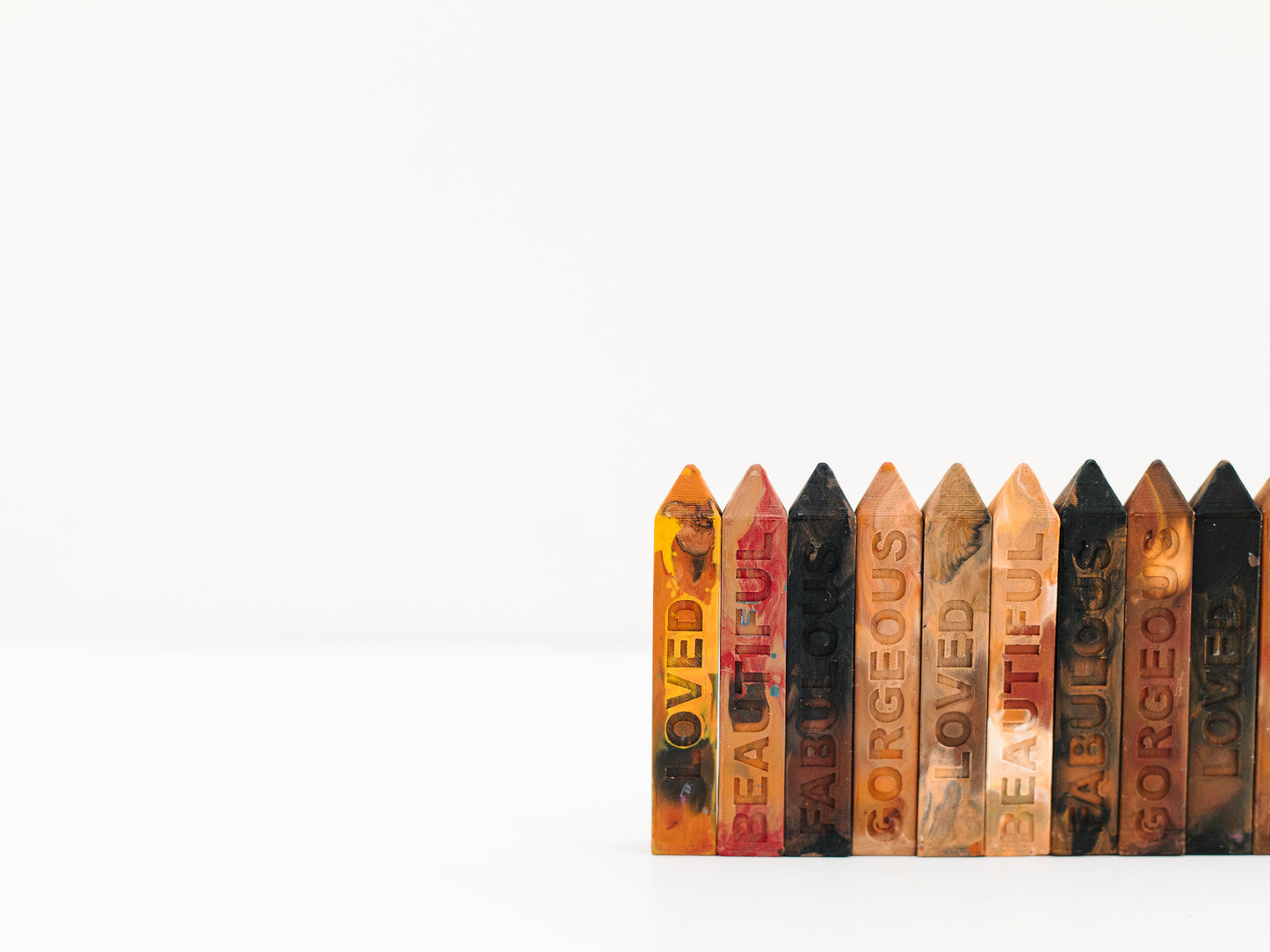 Skin Tone Crayons by Art 2 the Extreme@ - The Original Rainbow Crayon® customized and personalized crayons for kids. Skin tone crayons 4 pack gift set crayon gift stocking stuffers for arts and crafts. Skin colored crayons and world crayons.