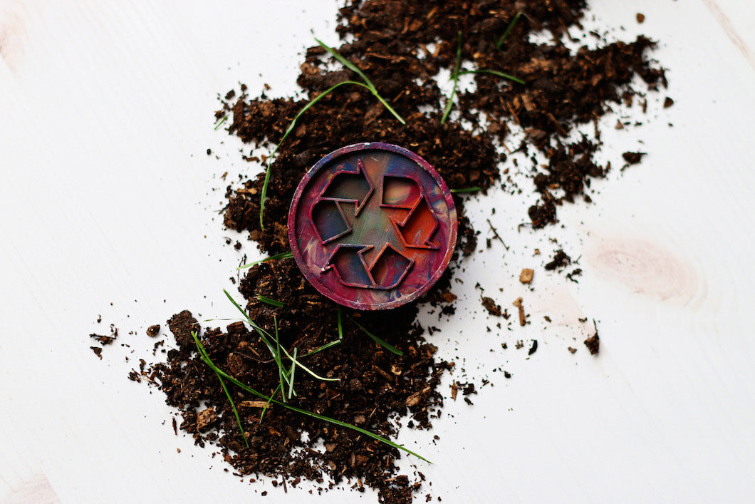 Earth Day recycled crayon art supplies. Individual Earth Day recycled crayons by Art 2 the Extreme® The Original Rainbow Crayon in Earthy colors for Earth Day project ideas.