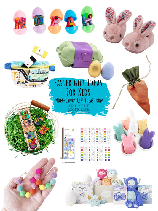 Easter gift ideas for kids, includes 10 non-candy Easter present ideas for kids to put in their basket