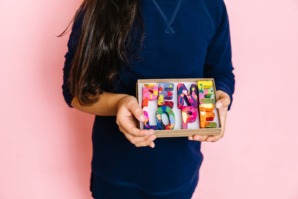 Penelope name crayon set
