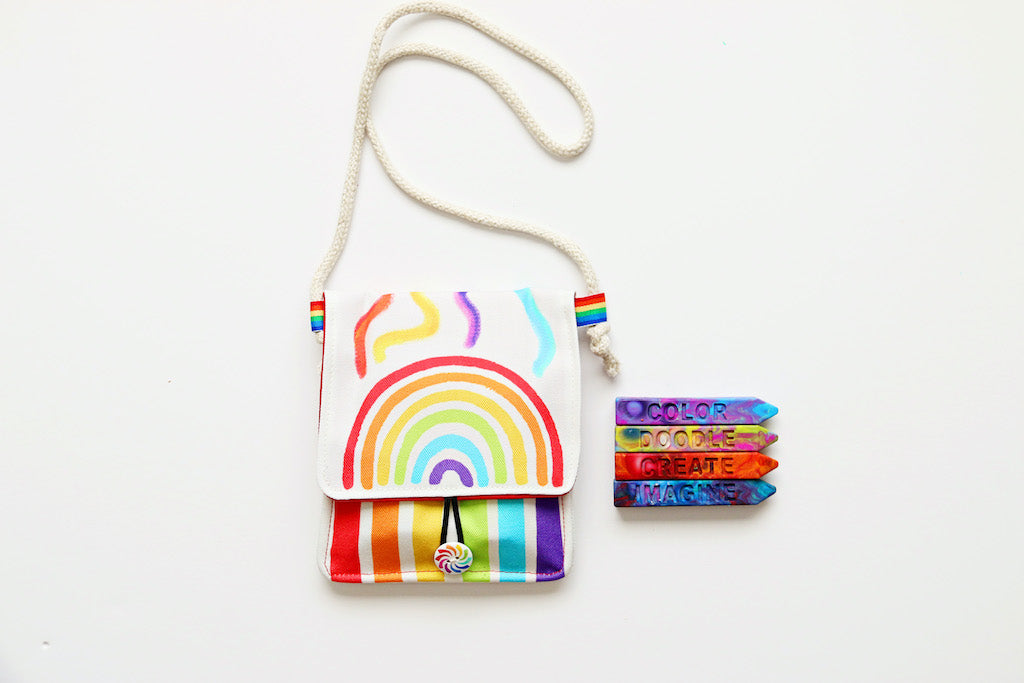 Rainbow Crayon Purse - Original Rainbow Crayon® Rainbow Crayon Purse - Kids Arts and Craft Supplies Crayons