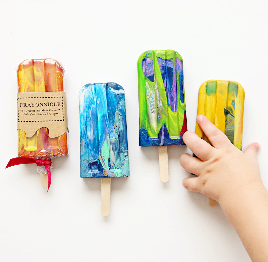 Popsicle Crayon - Original Rainbow Crayon® Crayonsicle Popsicle Crayon Gift for kids - Summer Party Favor from Art 2 the Extreme®